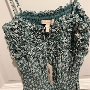 Rebecca Taylor star smocked dress size small